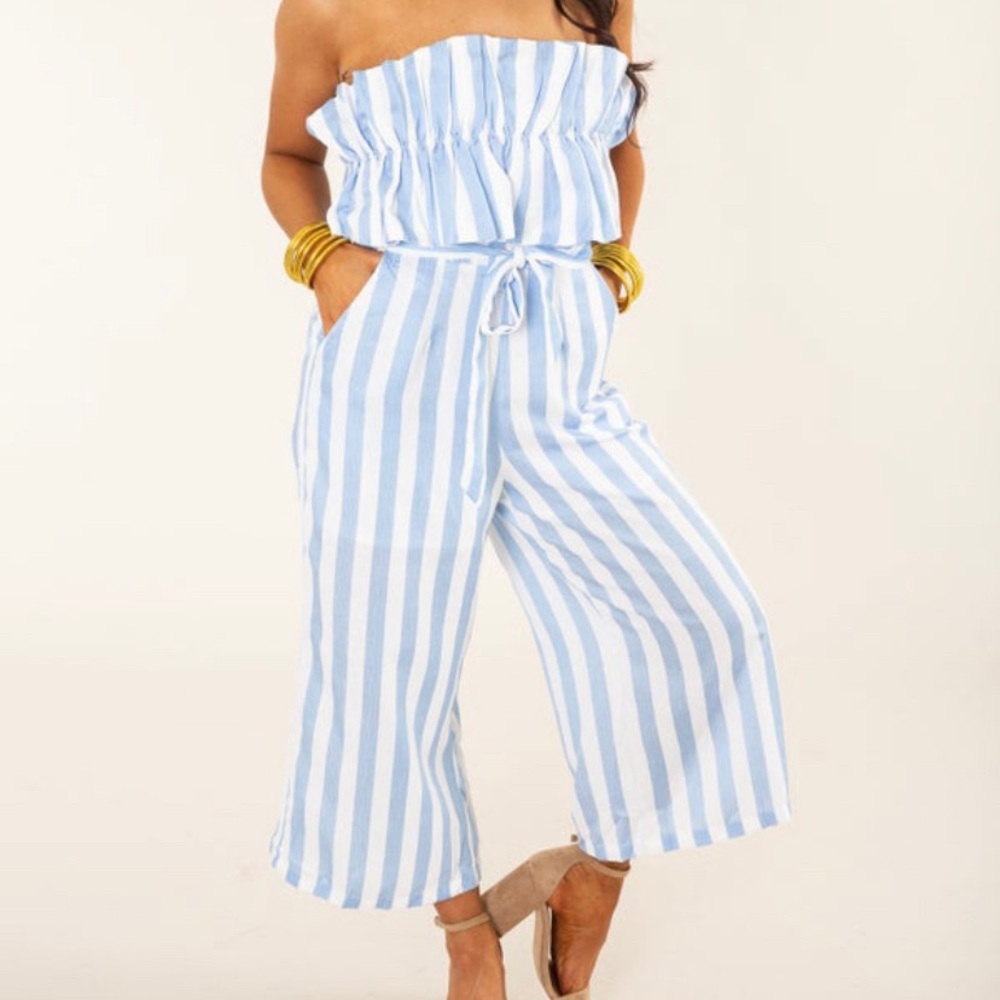 Bridget Stripe Jumpsuit